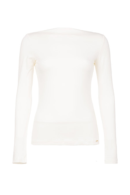 Tiffany Production Ženska majica dugih rukava sa čamac izrezom